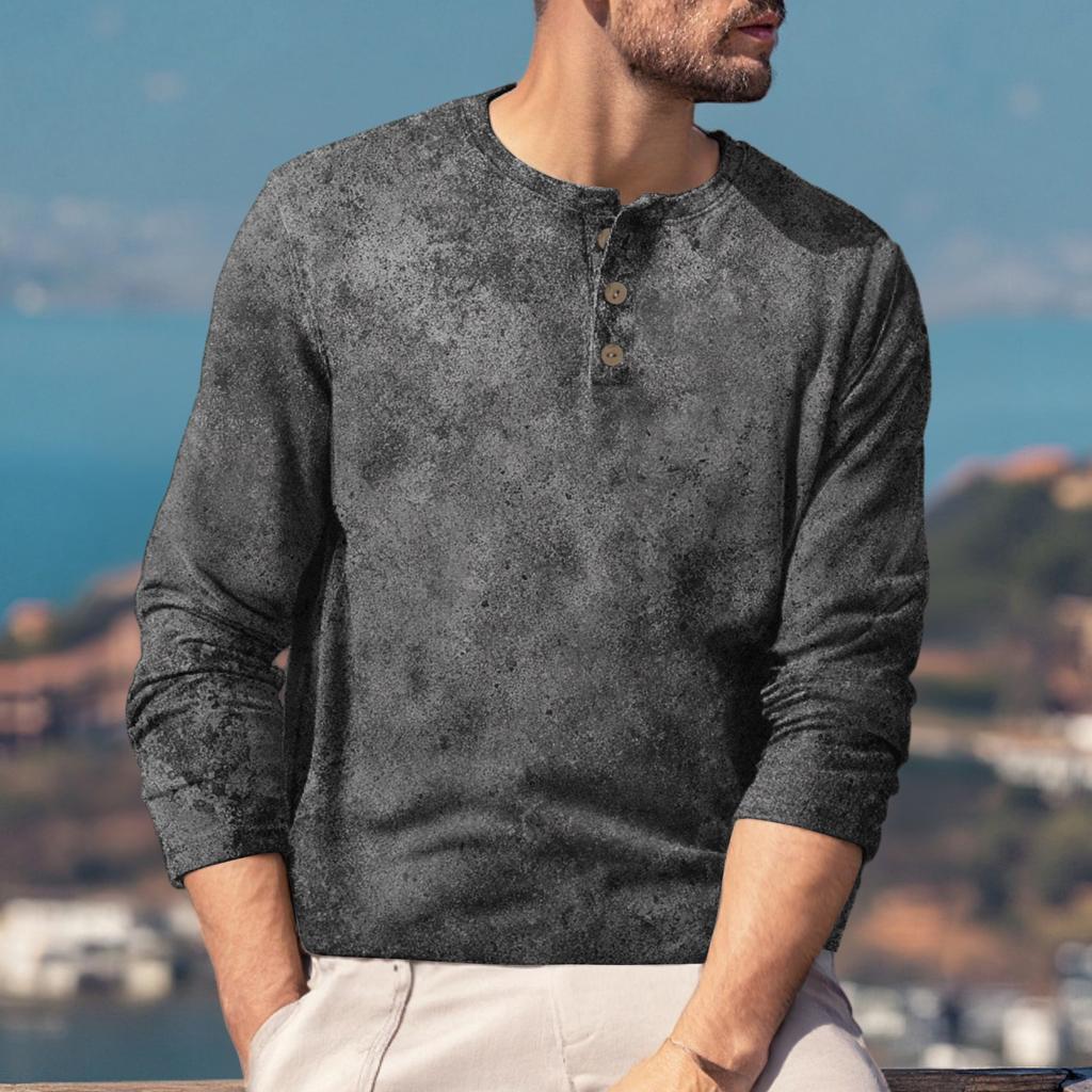 Herre Løs Casual Langermet Revers Glidelås Hettegenser