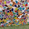 30x30cm Barevné Keramické Štěrkové Mozaikové Dlaždice Horký Pramen Bazén Rybičky Bazénové Fragmenty Toaleta Protiskluzová Dlaždicová Deska Podlaha Stěna Dekorace DIY