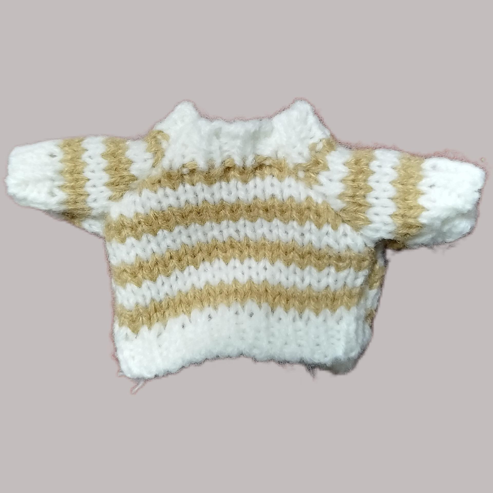 

10cm West Highland Dog Baby Doll Cotton Replacement Sweater