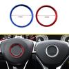 Car Steering Wheel Center Emblem Decoration Rings Stickers Cover for Mercedes Benz GLE CLA GLA W213 W246 W205 C117