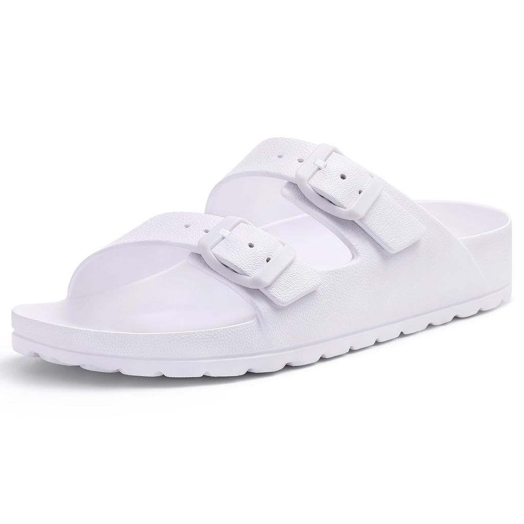 Fashion Comwarm New Women's Slippers Comfortable EVA Sandals with Medium Arch Support Summer Beach Slide Sandals With Adjustable Buckle