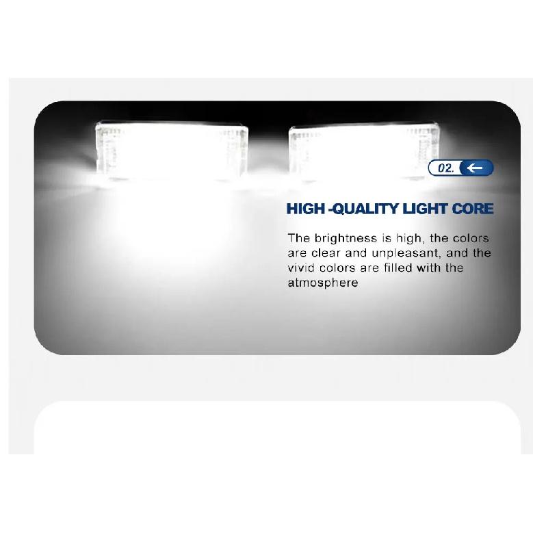 2PCS Canbus No Error LED License Plate Light 12V For Alfa Romeo Giulietta Type 940 2010-2020 Car Number Parts Lamp Plug and Play