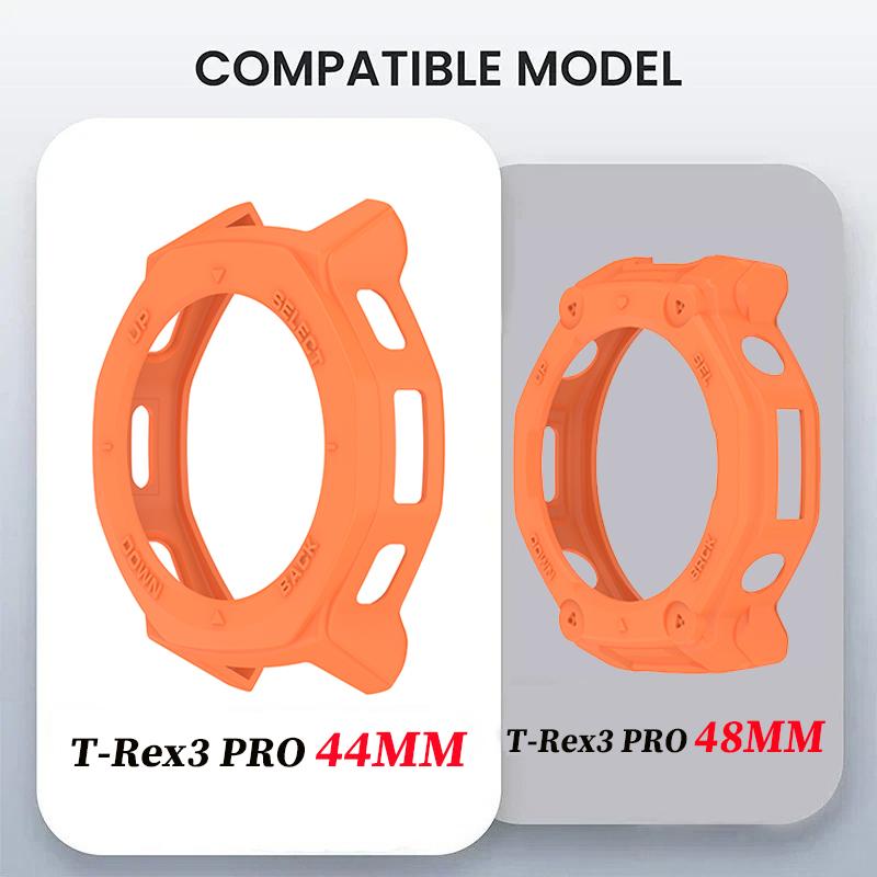 Per Amazfit T-Rex 3 Pro 44mm Custodia Cover Guscio Protettivo Schermo in TPU Paraurti Per Amazfit T-Rex3 Pro 48mm Guscio Protettivo Accessorio