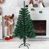 Green Artificial Christmas Tree Encrypted Design Metal Stand Simulation Artificial Fir Tree Christmas Atmosphere PVC