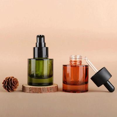 30 ml Tropfflaschen mit verdicktem Boden Reagenz Augentropfen Braunglas Aromatherapie Flüssigkeit Pipettenflasche Nachfüllbare Flaschen Reise