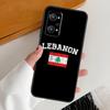 Lebanese Lebanon Flag For Realme C55 C53 C51 C35 C67 C25S C21Y C30 C31 C33 9 10 11 12 Pro Plus GT Neo 6 GT5 Case