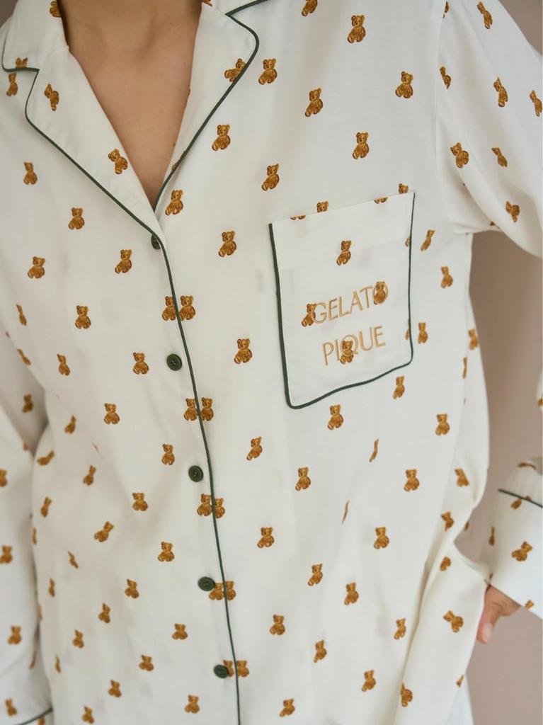 Gelato Pique Variation Pajama Shirt One Size Fits All Women's PWFT244285,