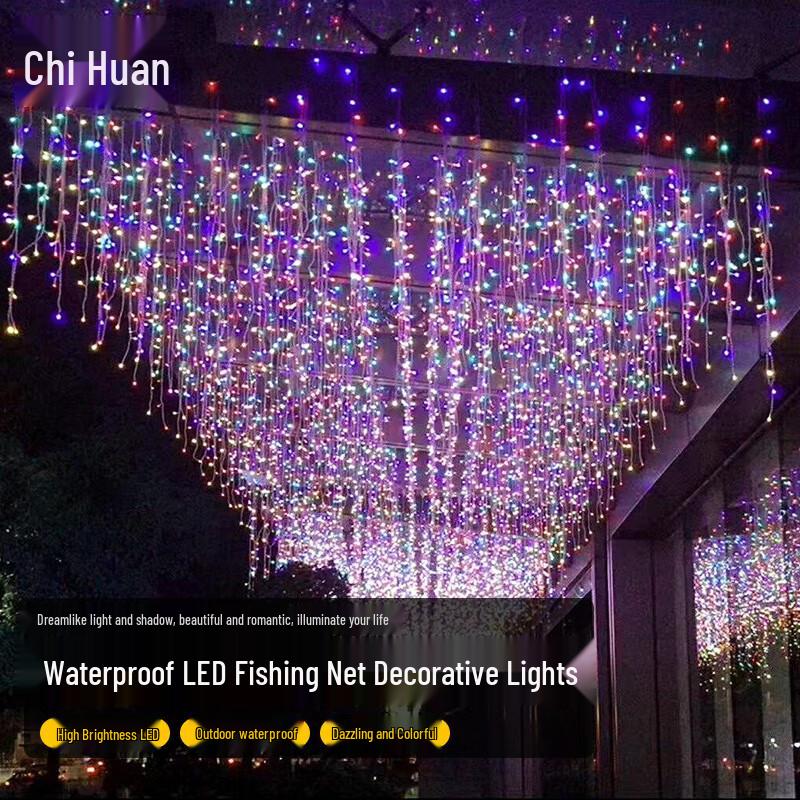 Chihuan LED Holiday Icicle String Lights