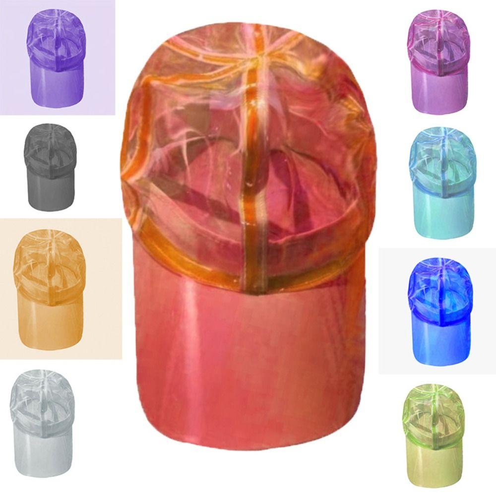 Transparent PVC Water-Sprinkling Hats UV Protection Baseball Cap  Festival Events
