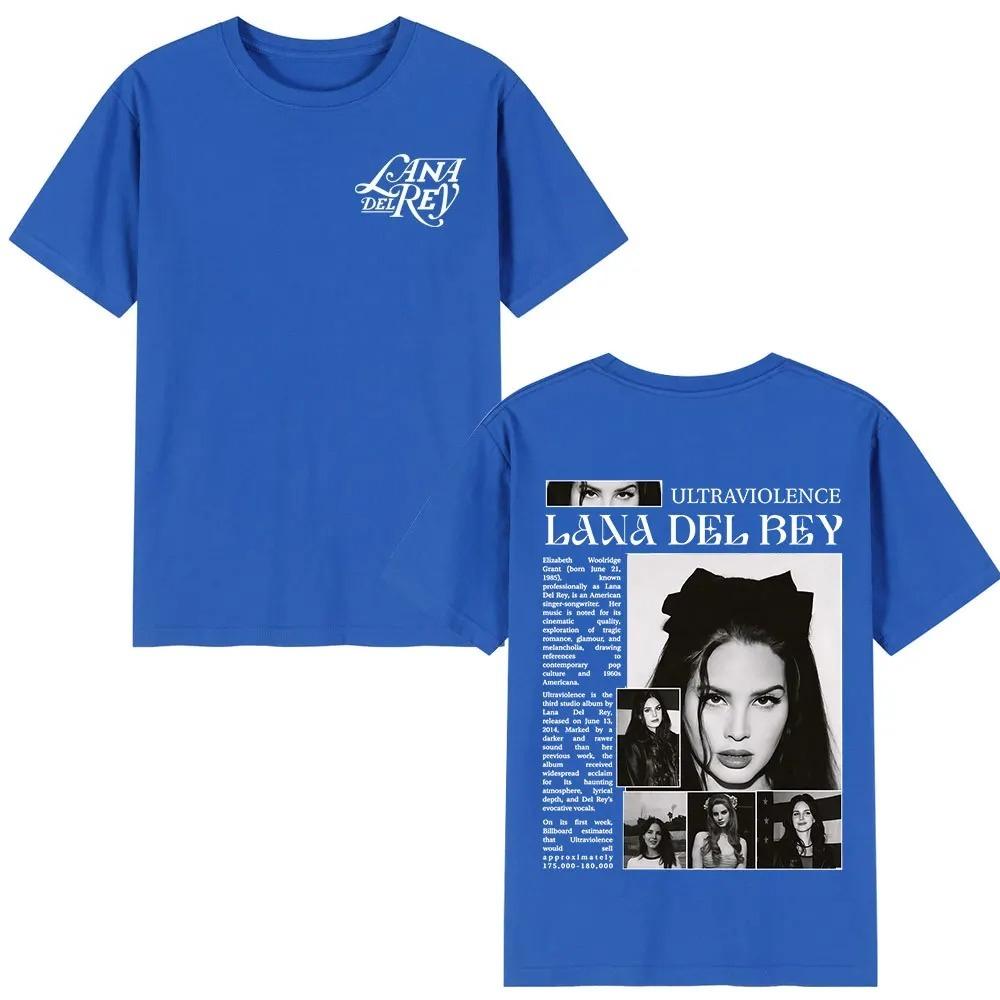 2026 Singer Lana Del Rey T Shirts Unisex Women Clothing Cotton Short Sleeve Oversized T Shirt Fashion Harajuku T-shirt Streetwear
