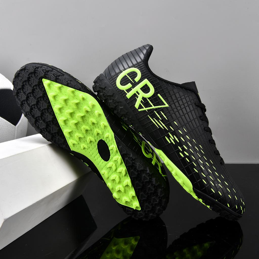 Men's TF/FG Soccer Field Boots' Teenager's Football Sport Boots Non-slip Grass Training Sneakers Artificial Quality Grass Footwear