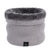 Autumn and winter new solid color pullover warm neck cover couple knitted wool scarf winter scarf