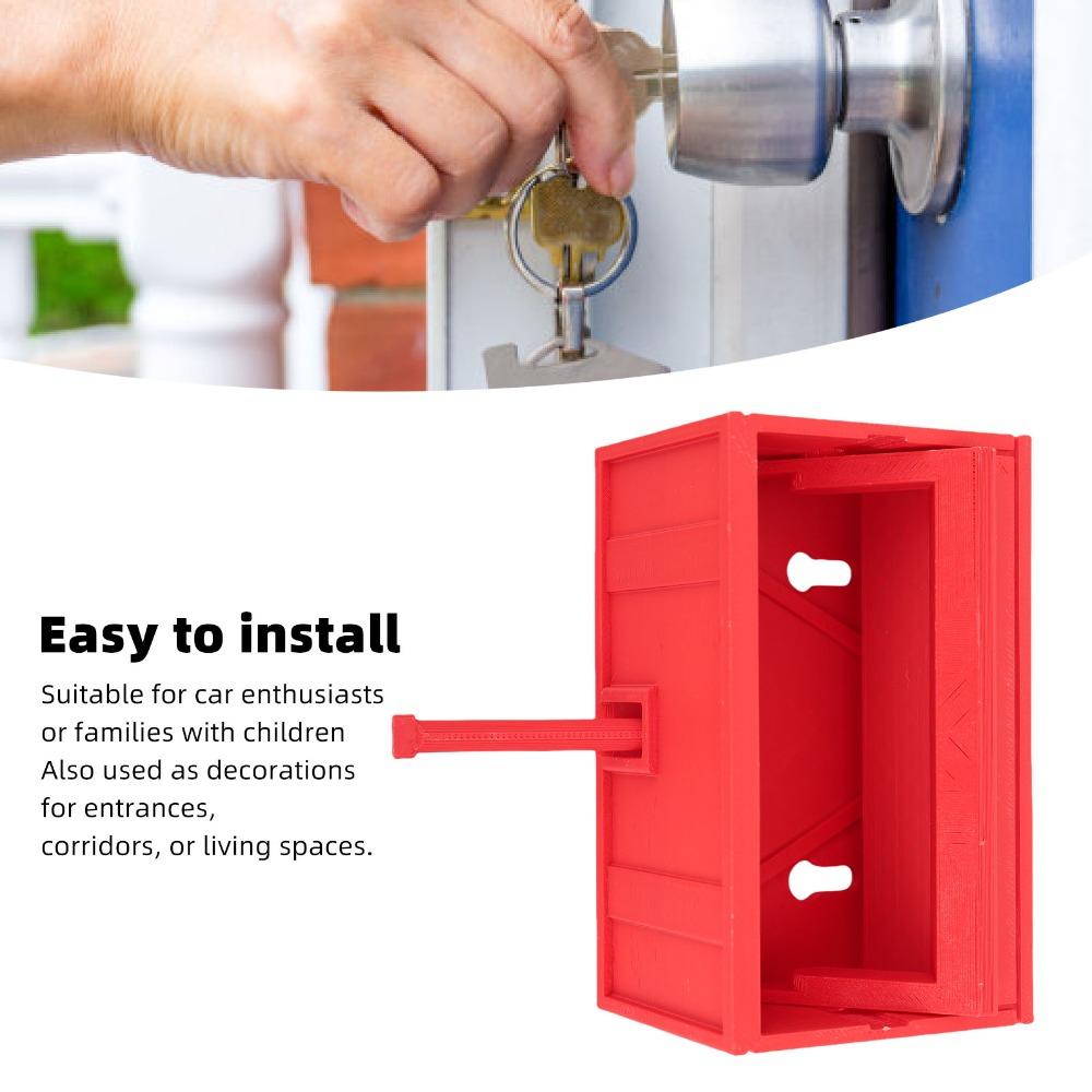 Anti-Theft Wall Key Holder Adjustable Key Hook Rack Stylish Key Organizer Rack Office