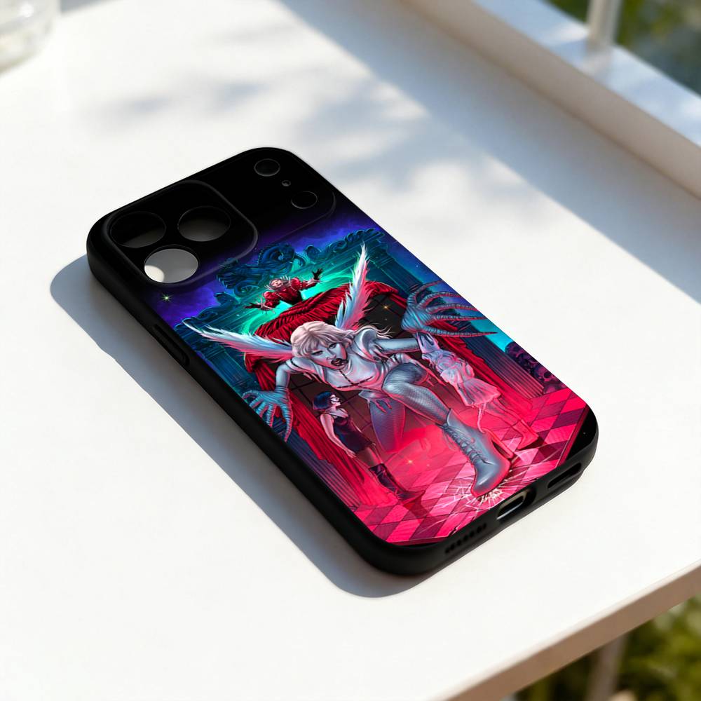 L-LADY MAYHEM GAGA Phone Case For iPhone 17,16,15,14,13,12,11,Pro,Max,Plus,E,SE4,Air,Mini Black Precise Hole Matching