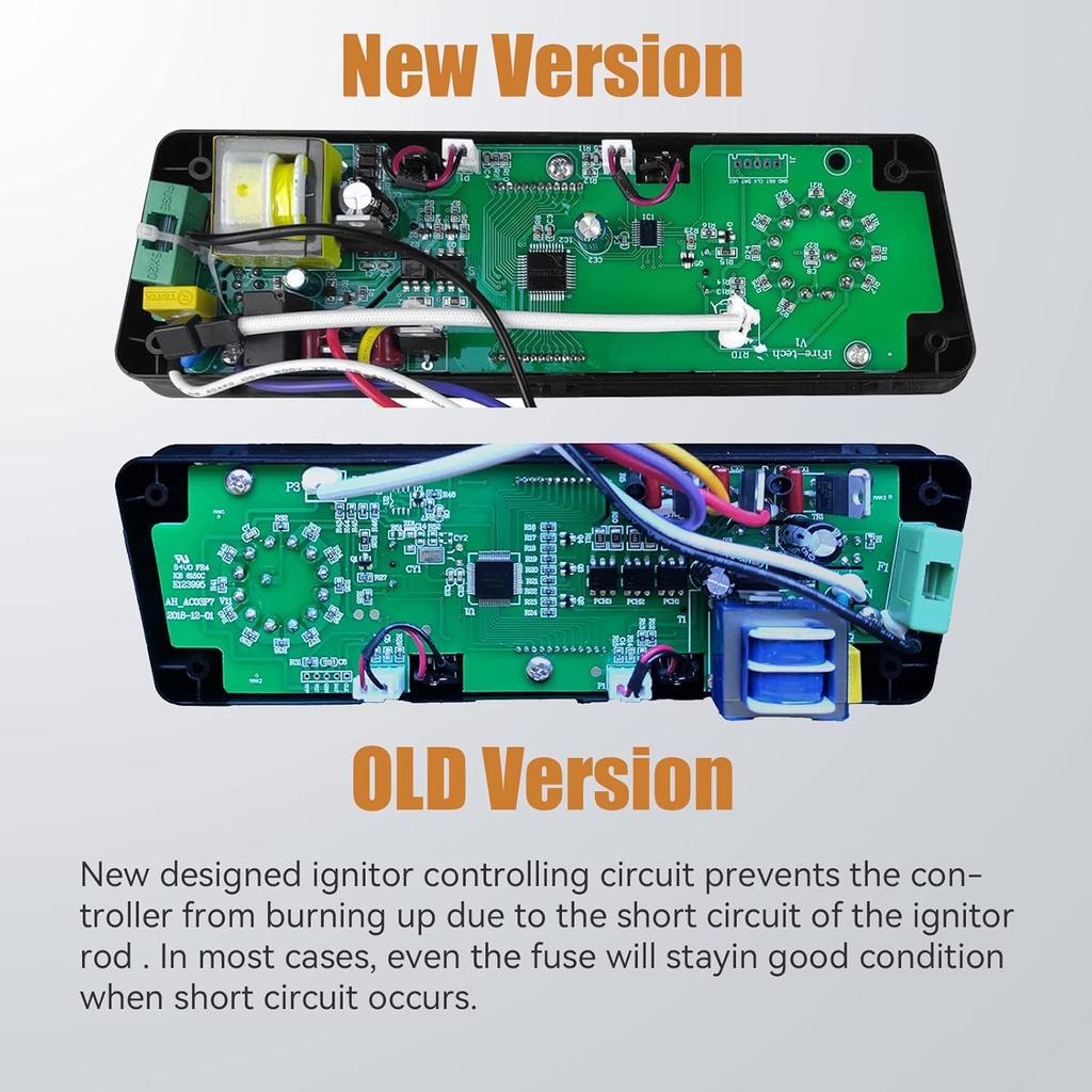Upgraded Control Board for Pit Boss Wood Pellet Grills, Pit Boss Control Panel Thermometer Controller Replacement Compatible with Pit Boss