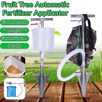 Fruit Tree Automatic Fertilizer Applicator Small Fertilizer Spreader Agricultural Corn Spot Sowing Top Dressing Shovel Spreader