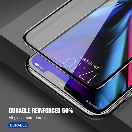 IPhone Xs/Xs Max/XR/X/6S/7 Plus/8 için Darbeye Dayanıklı 10D Temperli Cam Ekran Filmi