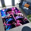 Anime Demon S-Slayer Kamado Nezuko Tanjirou Cartoon Rug for Bedroom Living Room Sofa Home Doormat Decor,Kids Non-slip Floor Mat