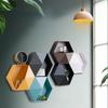 Modern Geometric Wall Stand Ins Style Hanging Storage Box  Mobile Phone Organizer