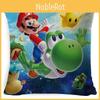 Super Mario Kissenbezug für Sammler Leinenmischung Individuelles Design Heimdekoration Geschenk für Fans