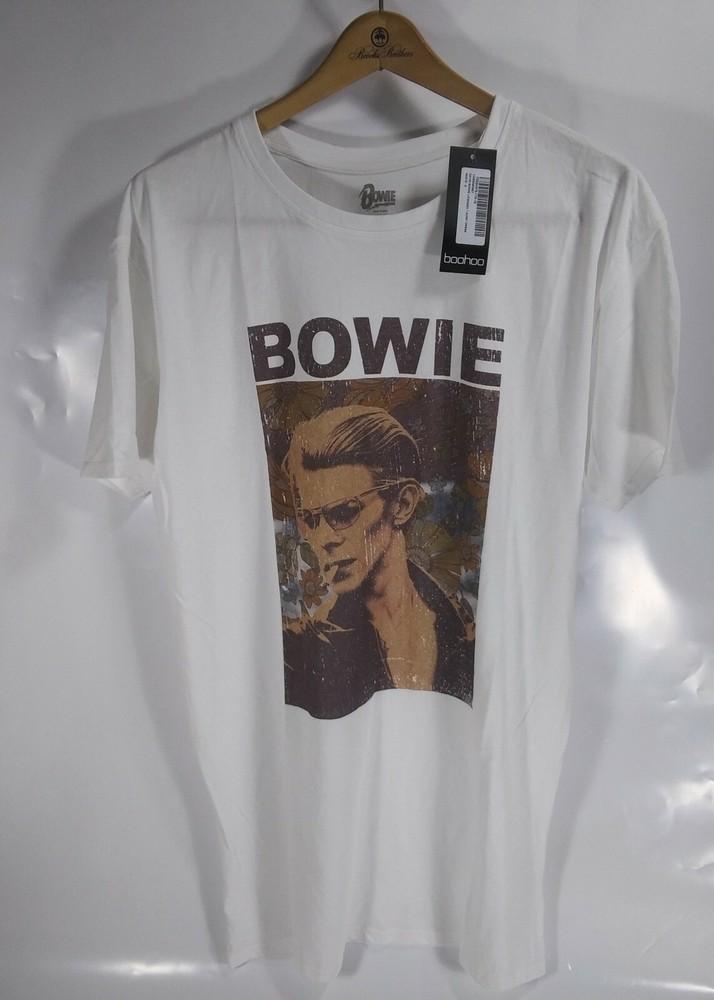 T-shirt David Bowie Bianca Uomo XL