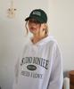 [Fleece Lined Selection] Arch Typo Logo Oversized Hoodie White
