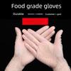 100Pcs Thickened Nitrile Gloves Food Grade Powder-Free Disposable Gloves for Kitchen Cleaning & Daily Protection