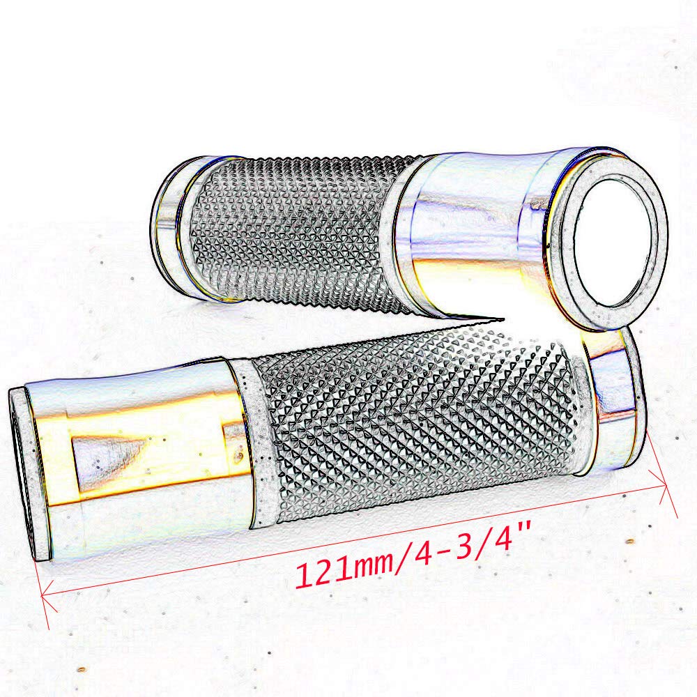 evomosa Handle Grip Bar End Bike Universal Motorcycle Clip Aluminum Bar End 0.9 inch