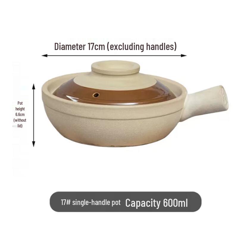 LIEI High-Temperature Clay Casserole Pot