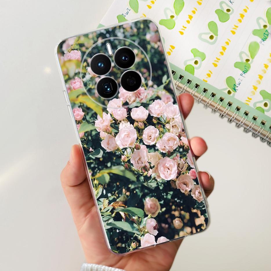 For Huawei Mate 50 Pro Case Stylish Butterfly Flowers Soft Slim Fundas Phone Case For Huawei Mate 50 Mate50 Pro Back Cover Coque