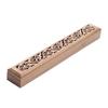 Retro Hollow carved Desktop Ornament Censer Ash Catcher Incense Holder Bamboo Incense Box