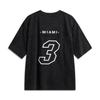 Li-Ning Comfortable Simple Versatile Loose Letter Print Round Neck Short Sleeve T-Shirt Men Tops Black AHSU365-4