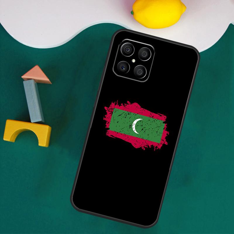 

Чехол с флагом Мальдив для Honor 200 Lite 50 70 90 X9a X8a X8 X9 X8b X9c X9b Honor Magic 5 6 Pro 7 Lite Honor 70