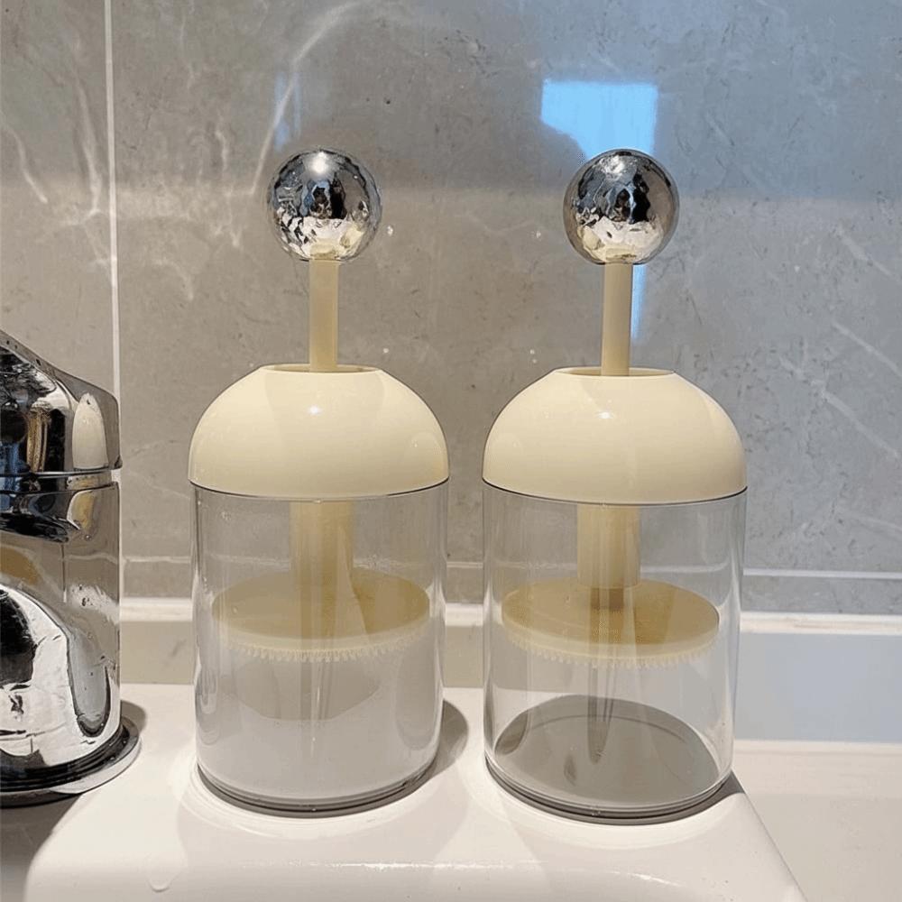 2PCS Automatic Rebound Cup Facial Cleanser Bubble Making Tool Bubble Artifact  Shower Gel Use