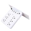 Wall Outlet Extender with Shelf Night Light Surge Protector 4 USB Ports 6 AC Outlets Wall Power Strip for Home