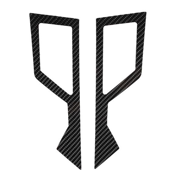 2-Piece Carbon Fiber Rear Tail Trim for 21-22 Polaris RZR PRO XP Utility