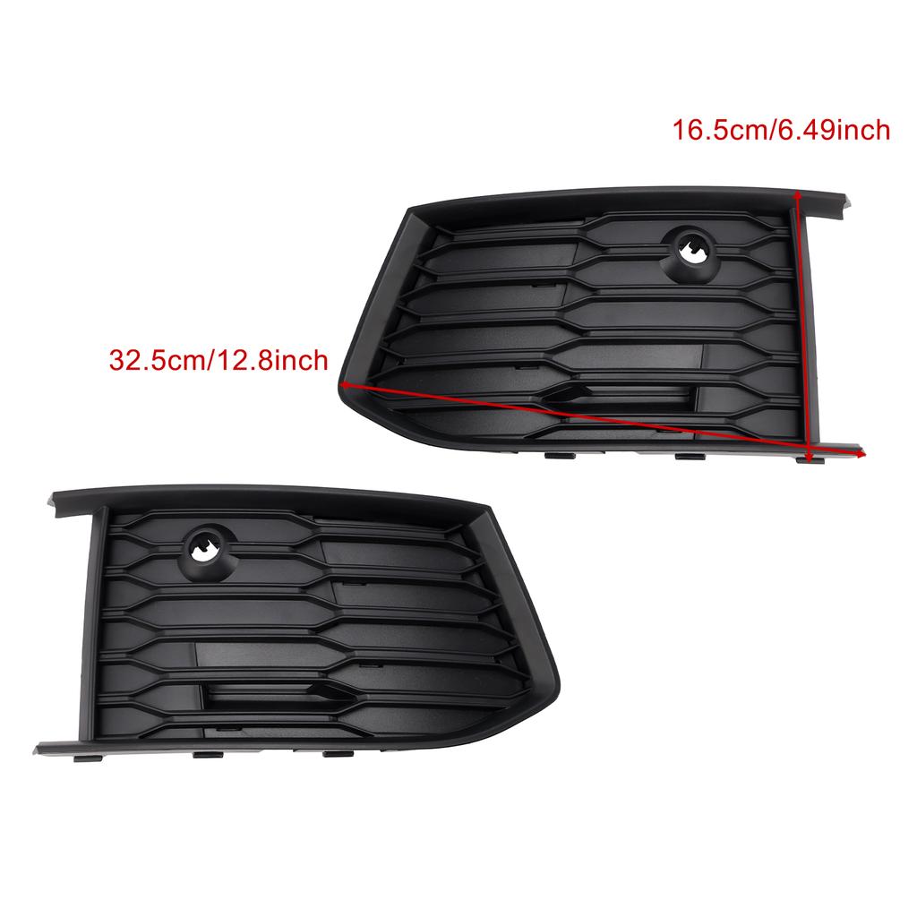 2PCS Front Fog Light Lamp Bezel Fit A6 C8 S-Line S6 2019-2023