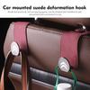 Hidden Car Back Seat Hook Headrest Suede Soft Hanging Hook For Citroen Jumper Celysee Cactus Picasso Aircross Saxo Grand