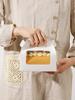 10set Window Cake Box Paper Jam PET Visual  Long Strip Fold with Bottom Support Drawer Box Cake Roll Baking Portable Packing Box
