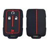 Rubber Car Key Fob Cover Silicone Protector Case for Chevrolet Suburban Tahoe Colorado Silverado GMC Canyon Sierra Yukon