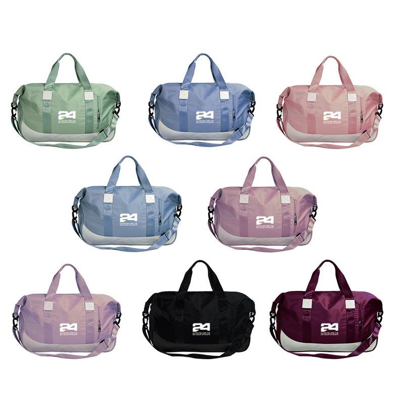 24 Hour Bodybuilding Travel Yoga Bag Inclined Shoulder Bag Luggage Multifunctional Dry Wet Separation Hand Natatorium 24 LOGO