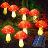 Outdoor Waterproof Solar LED Mushroom Light for Garden and Courtyard Decor