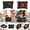 New Red Mushroom Makeup Bag Trendy Portable Storage Bag Durable Moon Forest Bag Student Use
