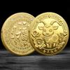 2027 Chinese Zodiac Goat Souvenir Coin Silver Plated Collectible Commemorative Coin Great Lucky Gift for Zodiac Lovers