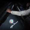 2PCS LED Car Door Ghost Light Laser Projector Welcome Lamp for Alfa Romeo 146 147 155 156 159 Stelvio Giulia Giulietta Mito GT