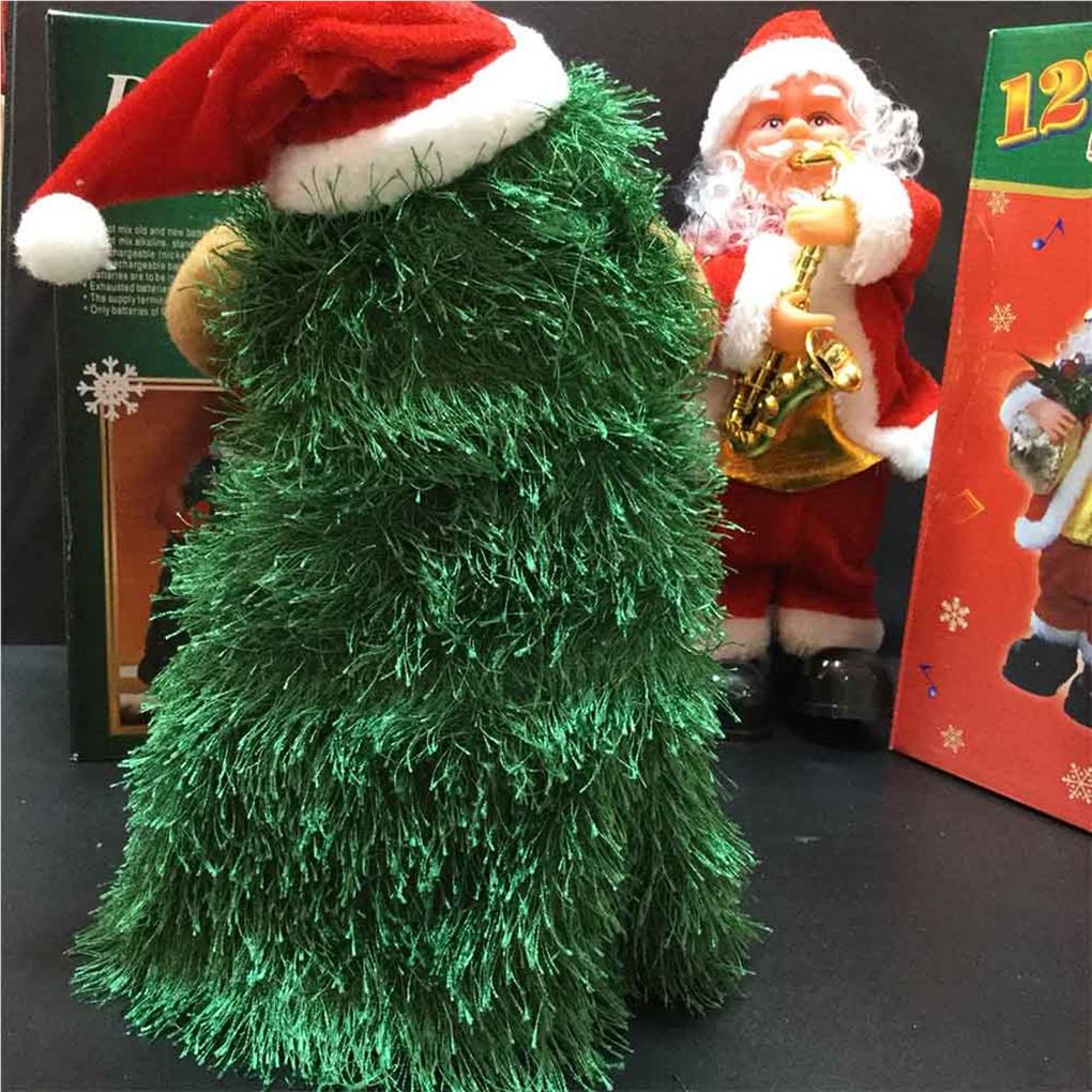 Elektrischer Weihnachtsbaum Spielzeug Requisiten Exquisite Haushalts-Feiertagsdekoration Interessante Tischplatten Batteriebetriebene tanzende Spielzeuge