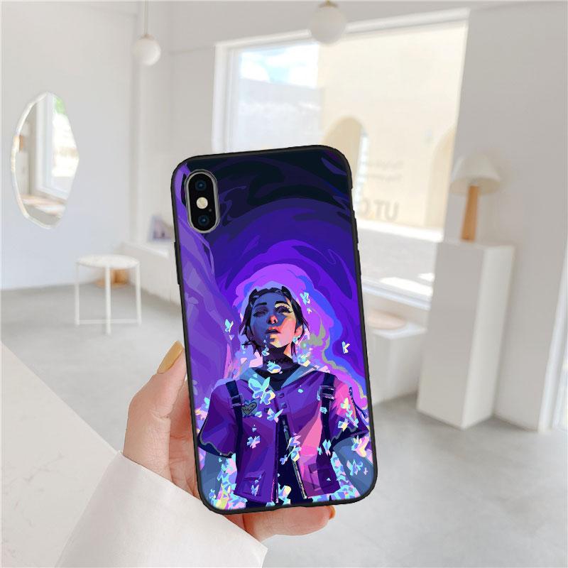 LO92 V-VALORANT Soft Shell Phone Case for Redmi Note 10 11 12 Pro Max 10S 10C 10T 11A 11S 12S 12C