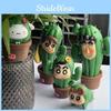 Crayon Shin Chan Family Action Figure Cosplay Cactus Anime Collectible Model Toy