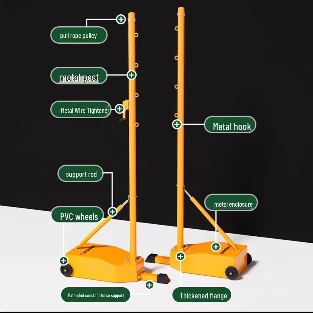 Cast Iron Outdoor Professional Badminton Net Posts