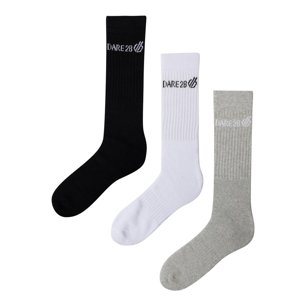 Unisex Adult Crew Socks (Pack Of 3)